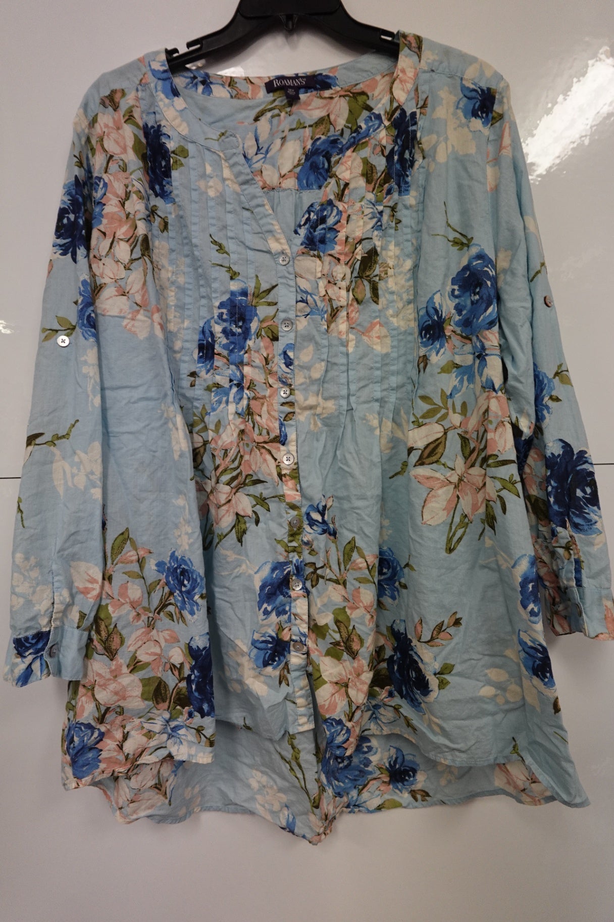 Roaman's, 3/4 Sleeve Tunic, 28W