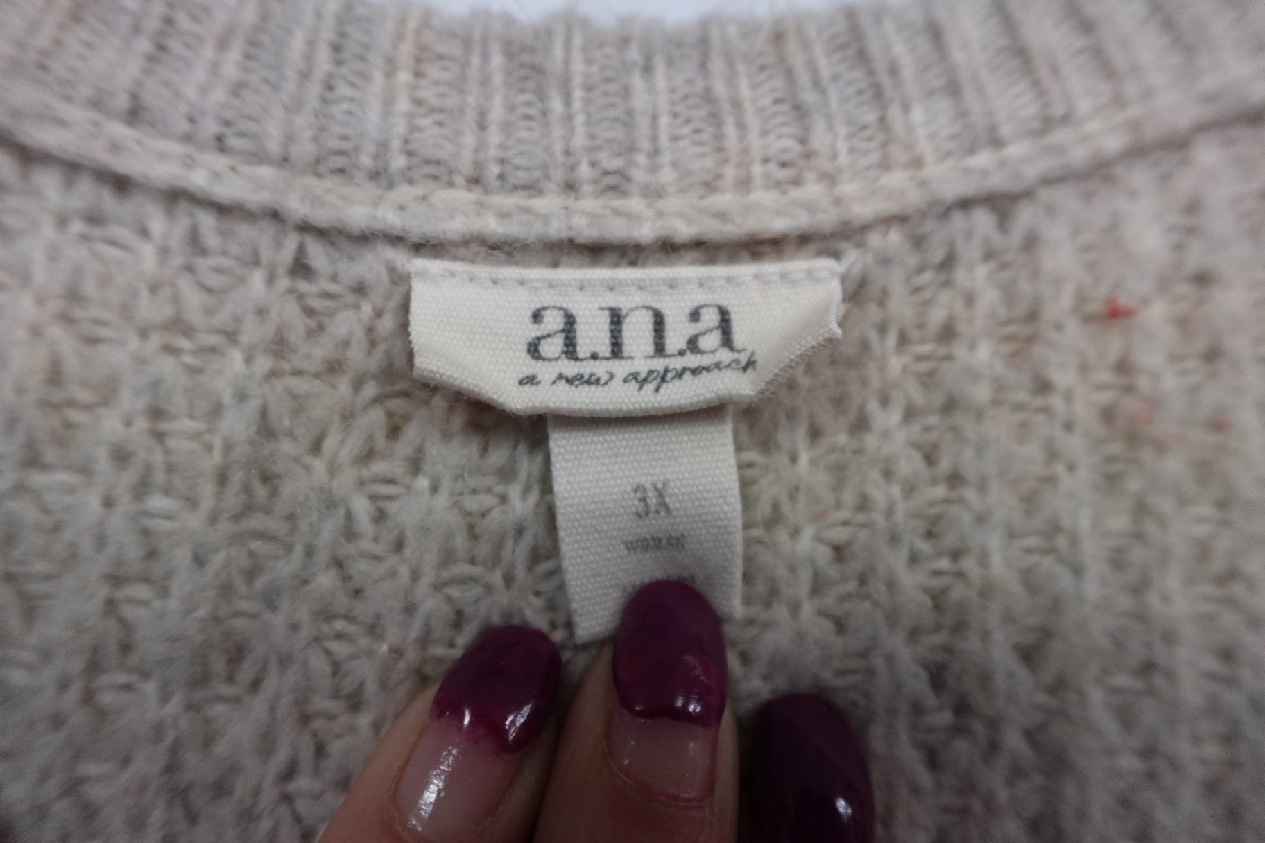 A.N.A., Sweater, 3X