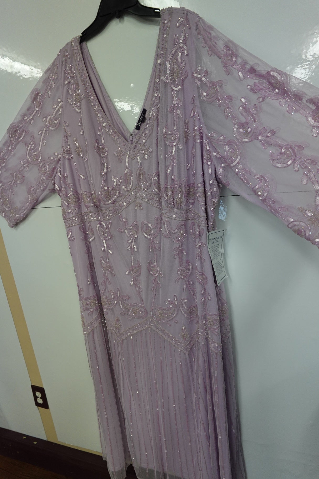 Roamans, Beaded Formal Gown, 42W