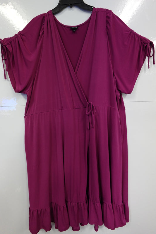 Torrid, Faux Wrap Dress w/ Pockets, 6X