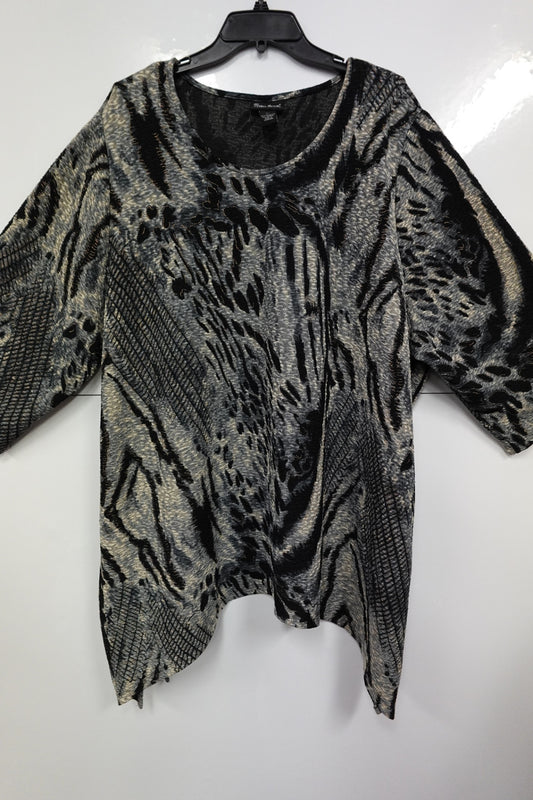 Maggie Barnes, 3/4 SLEEVE TOP, 4X