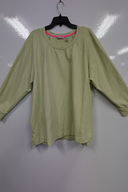 Susan Graver, Long Sleeve Top, 3X