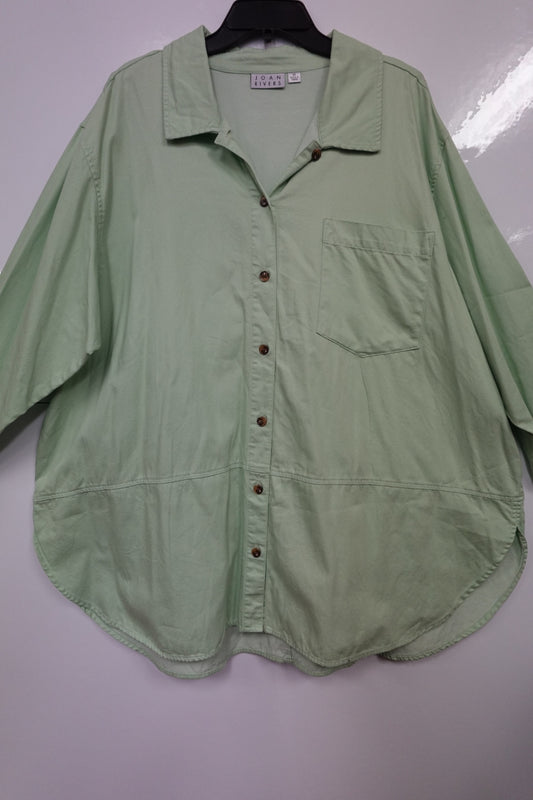 Joan Rivers, 3/4 SLEEVE TOP, 3X