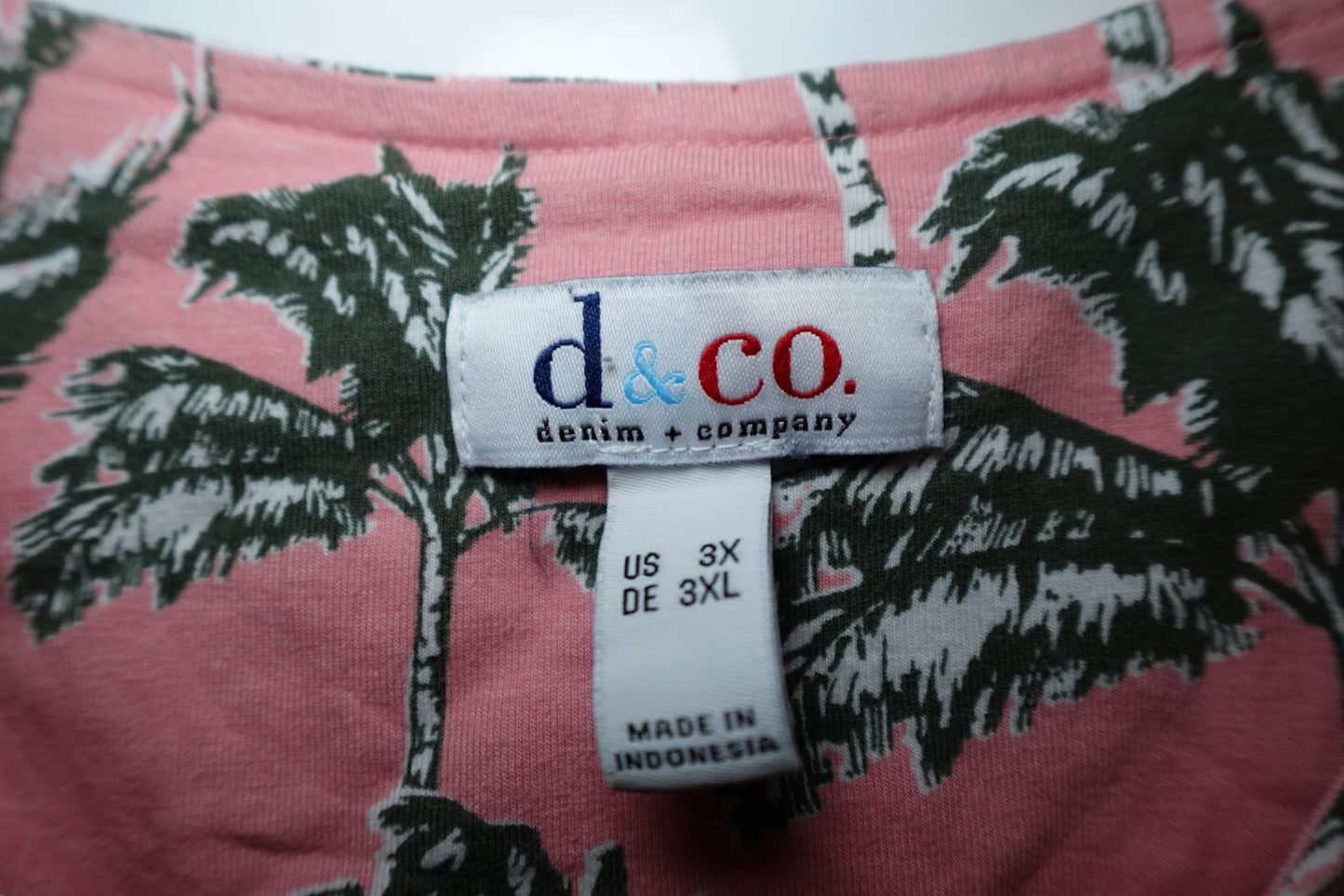 d&co., Short Sleeve Top, 3X
