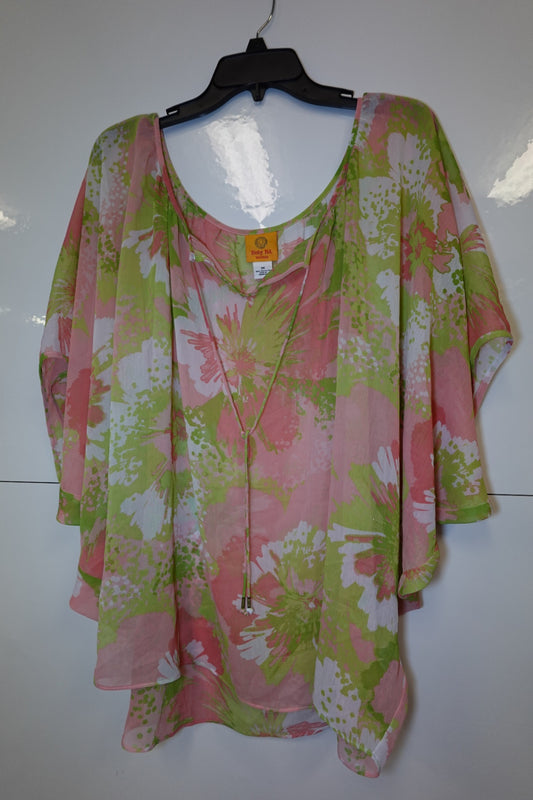 Ruby rd, Long Sleeves Top, 3X