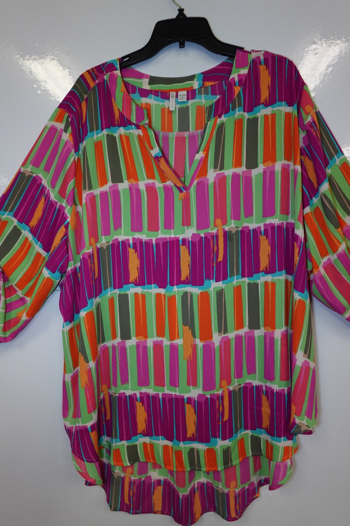 Cato, 3/4 Sleeve Top, 26/28