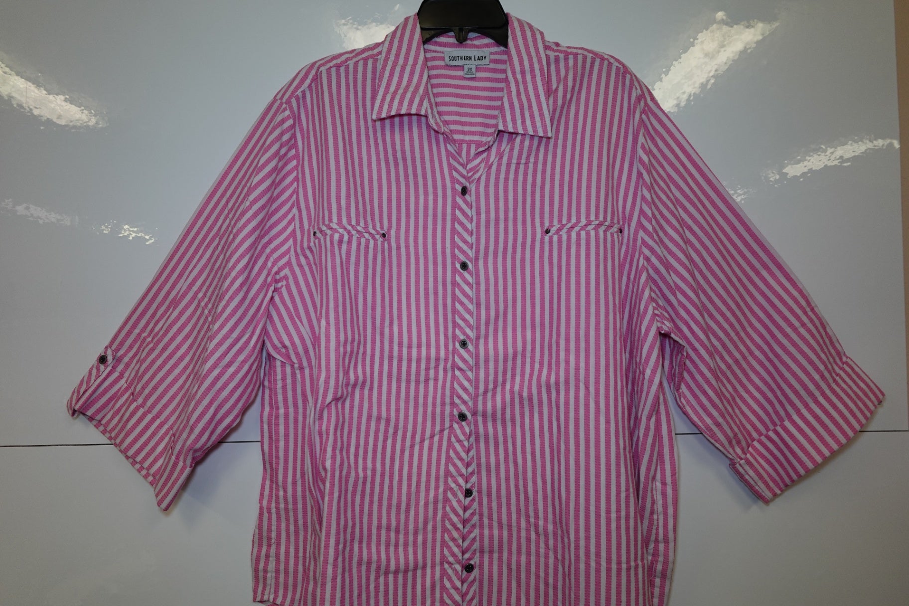 Southern Lady, 3/4 sleeve Top, 3X
