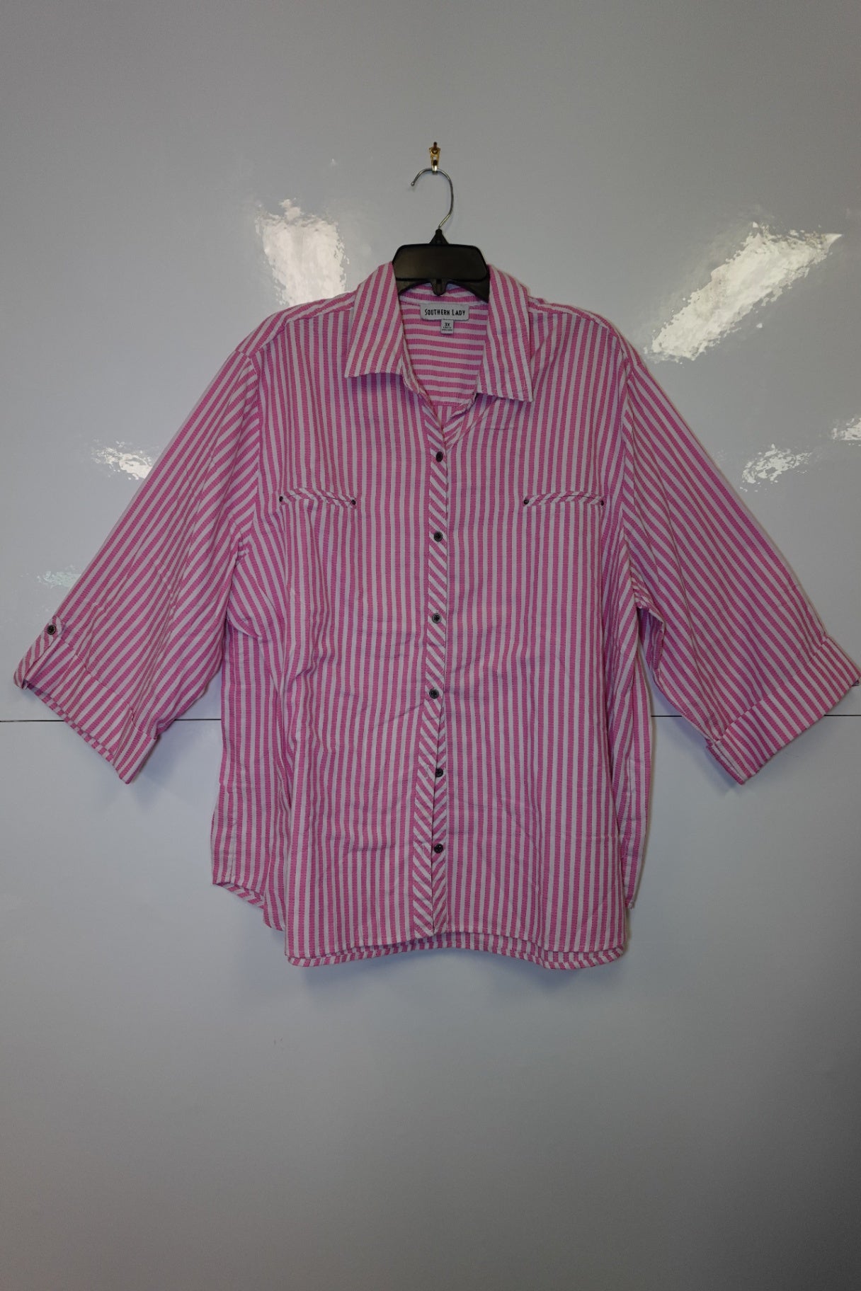Southern Lady, 3/4 sleeve Top, 3X
