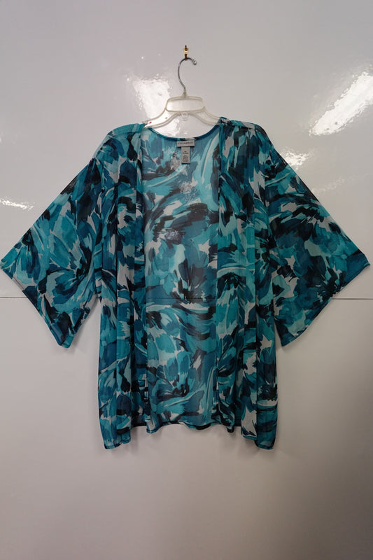 Catherine's, Kimono/Layering Piece, 34/36W (5X)