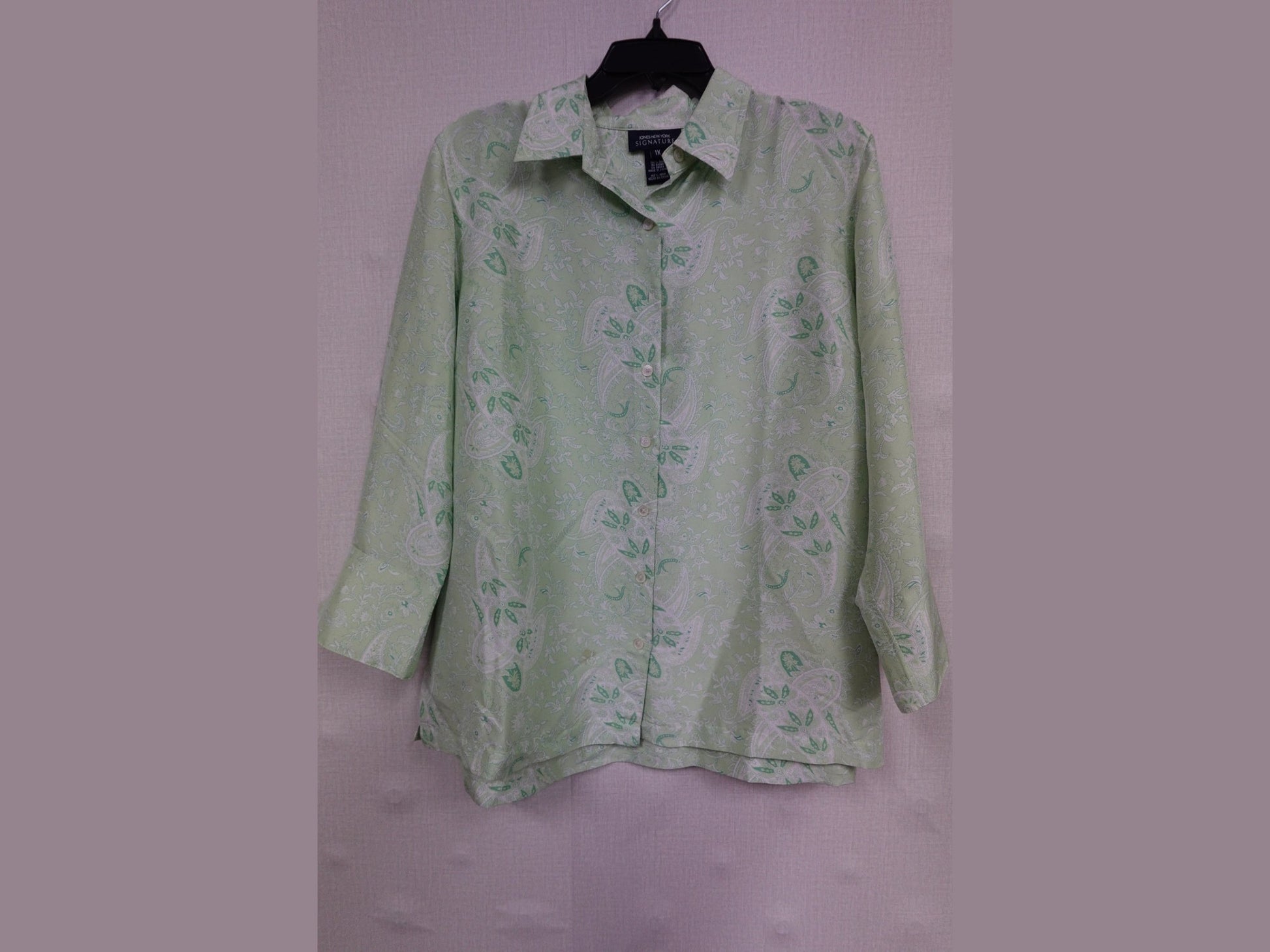 Jones New York Signature, Long Sleeves Top, 1X