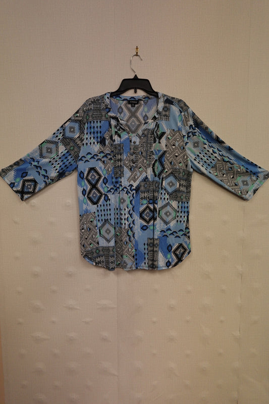 Links, 3/4 sleeve top, XL
