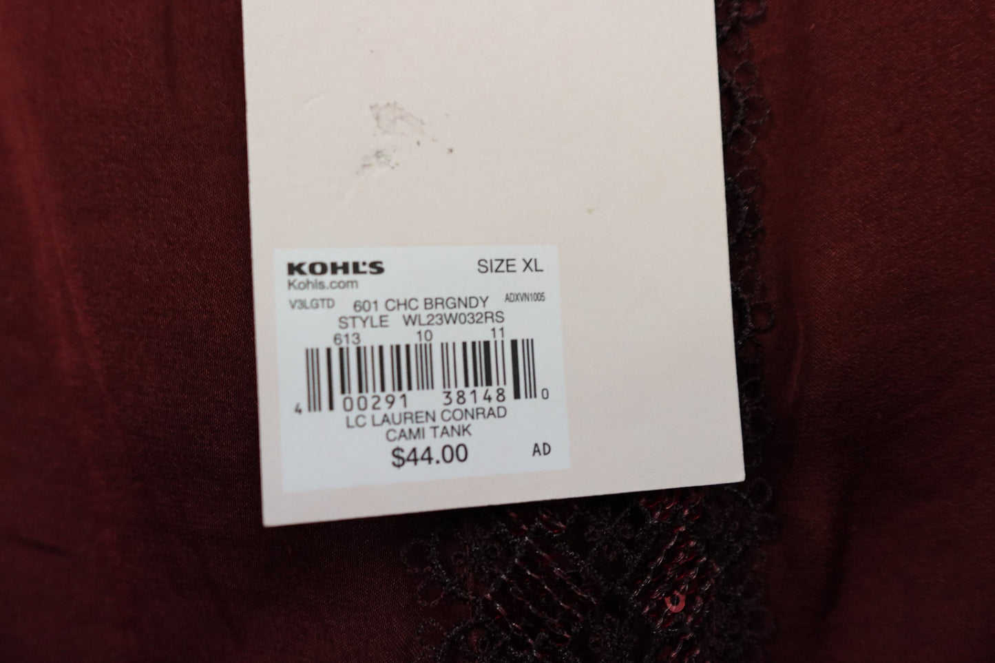 NEW-Lauren Conrad, SLEEVELESS TOP, XL