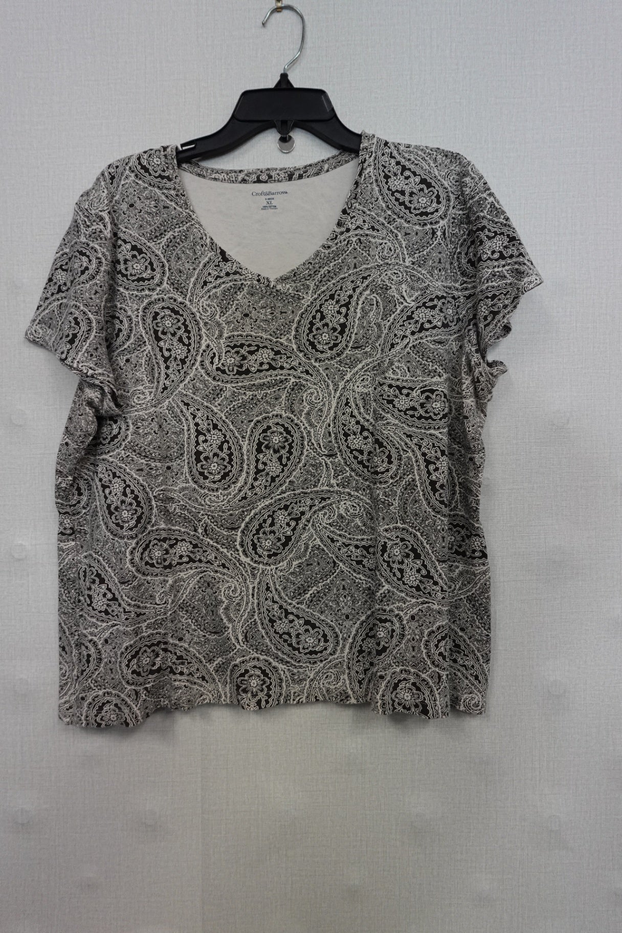Croft & Barrow, Short Sleeves Top, XL