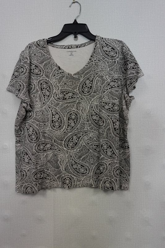 Croft & Barrow, Short Sleeves Top, XL