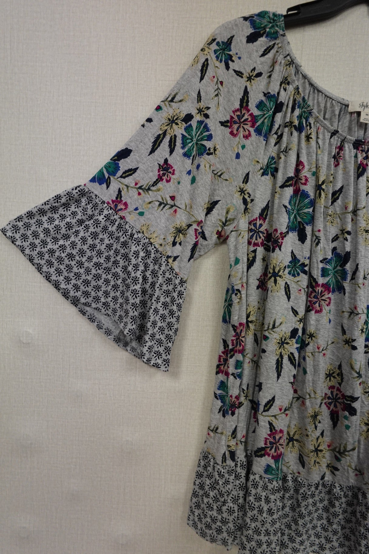 Style & Co., 3/4 SLEEVE TOP, 2X