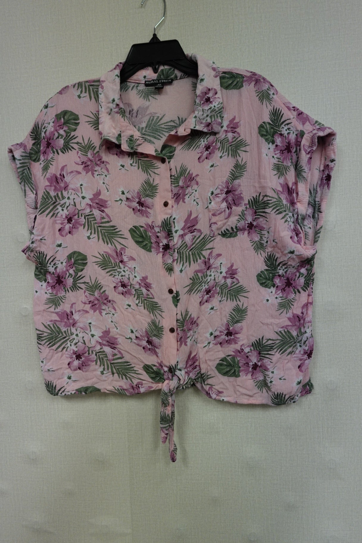 MORAL FIBER, Short sleeve top, 3X