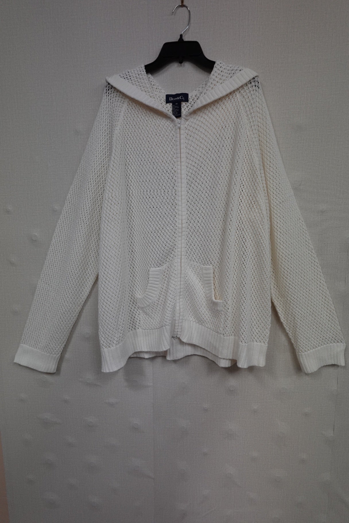 Denim & Co, Cardigan, 3X
