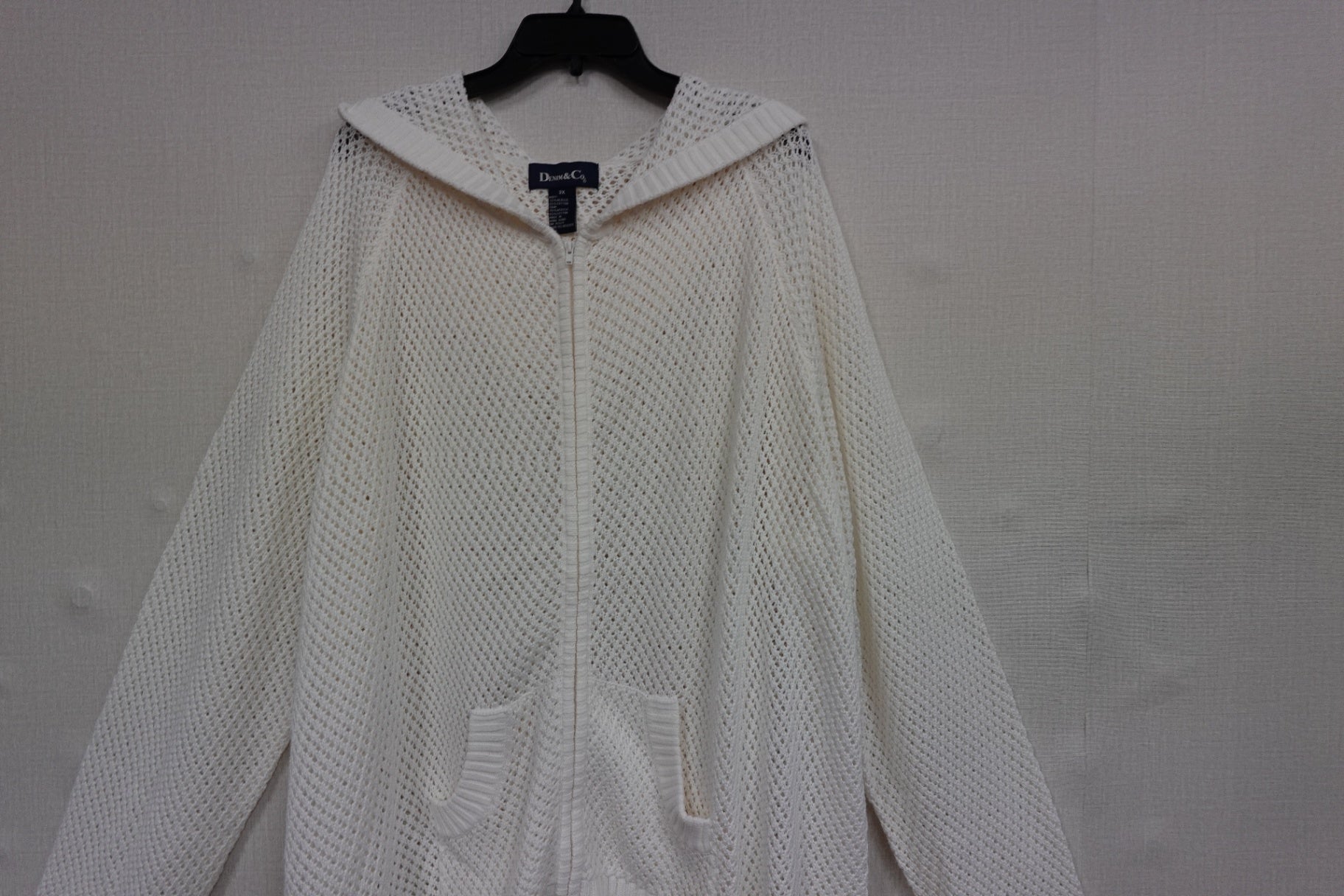 Denim & Co, Cardigan, 3X