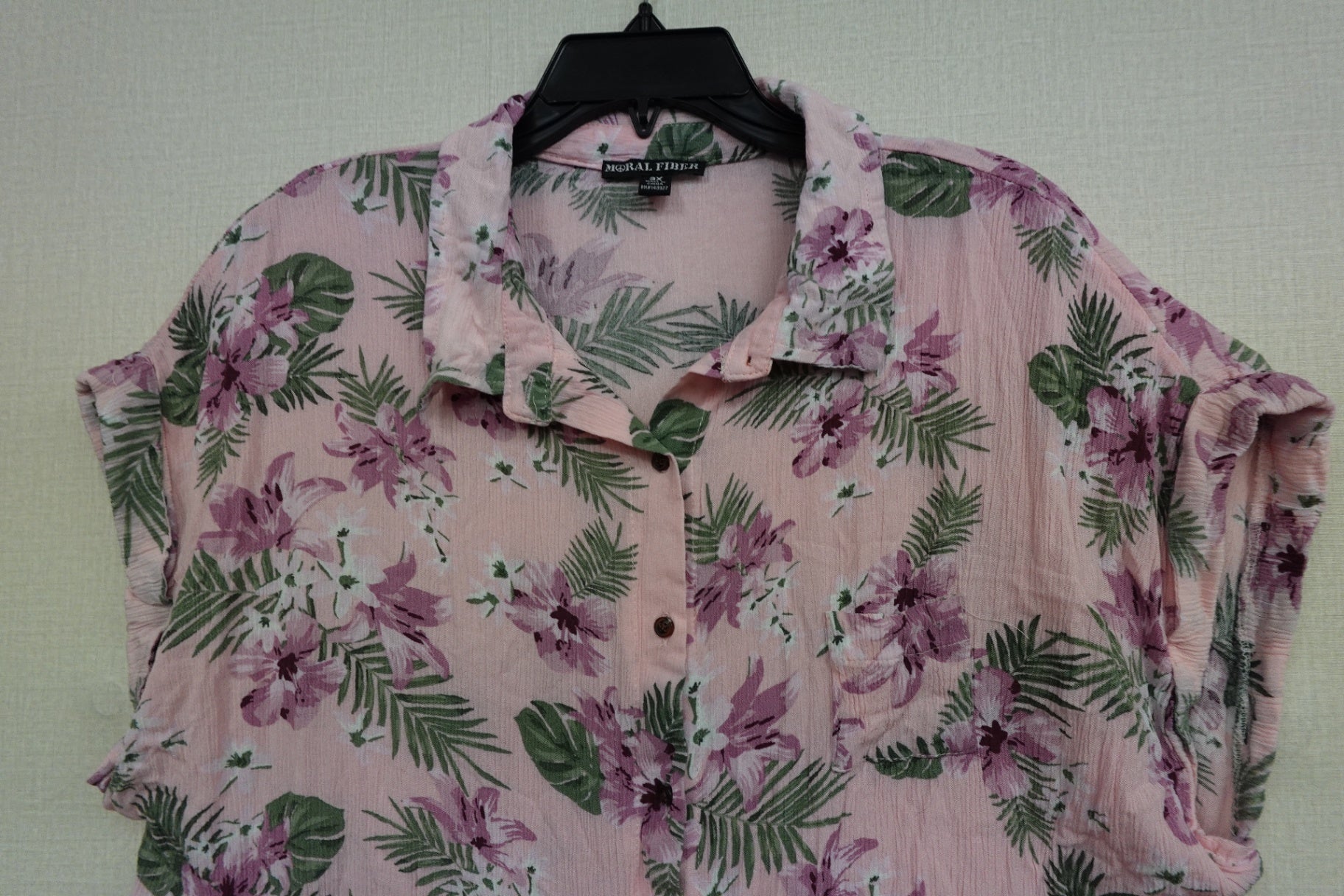 MORAL FIBER, Short sleeve top, 3X