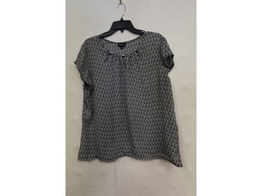 LC, Short Sleeve Blouse, 2X