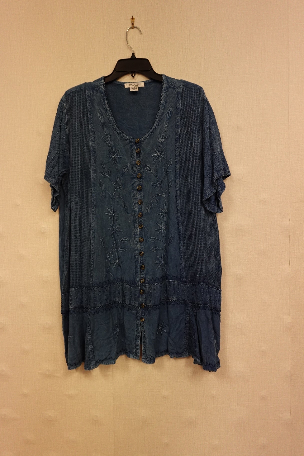 The Plus-Side, SHORT SLEEVED TOP, 2X (1X)