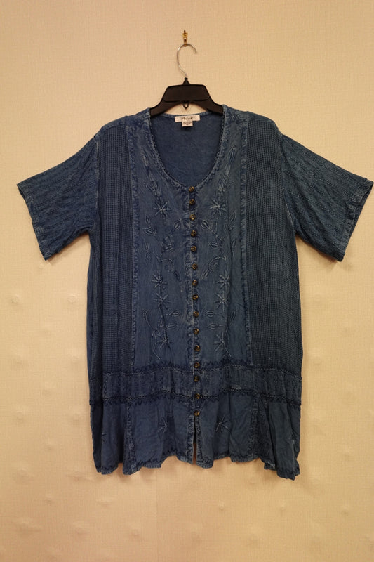 The Plus-Side, SHORT SLEEVED TOP, 2X (1X)