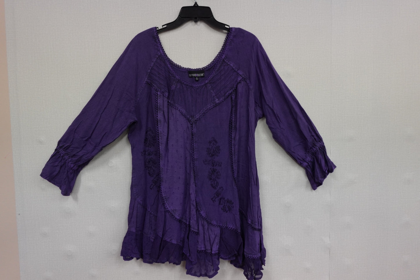 The Pyramid Collection, Long Sleeves Top, XL