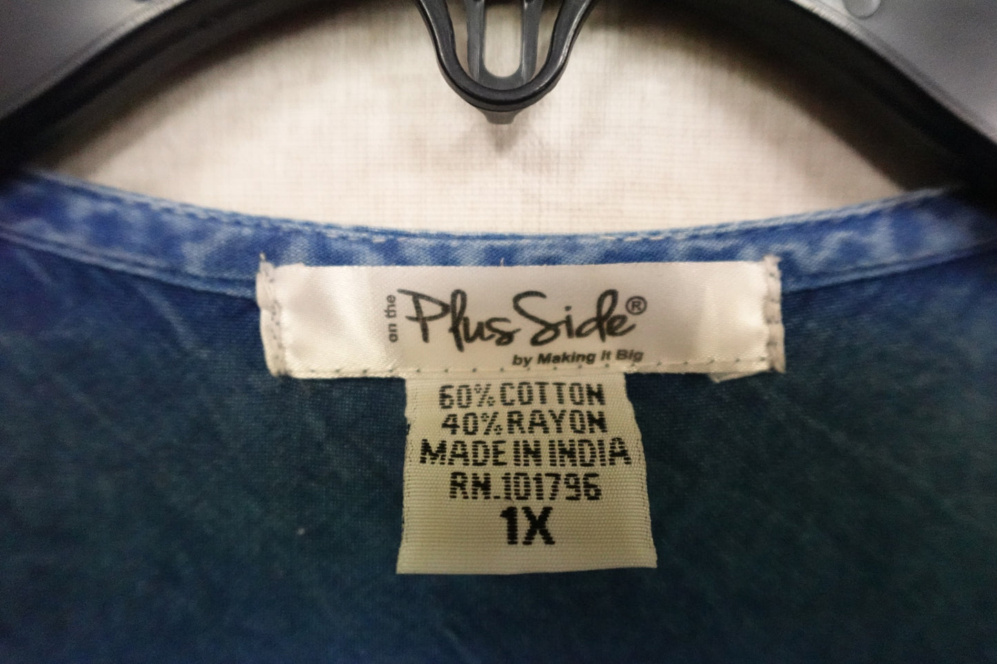 The Plus-Side, SHORT SLEEVED TOP, 2X (1X)