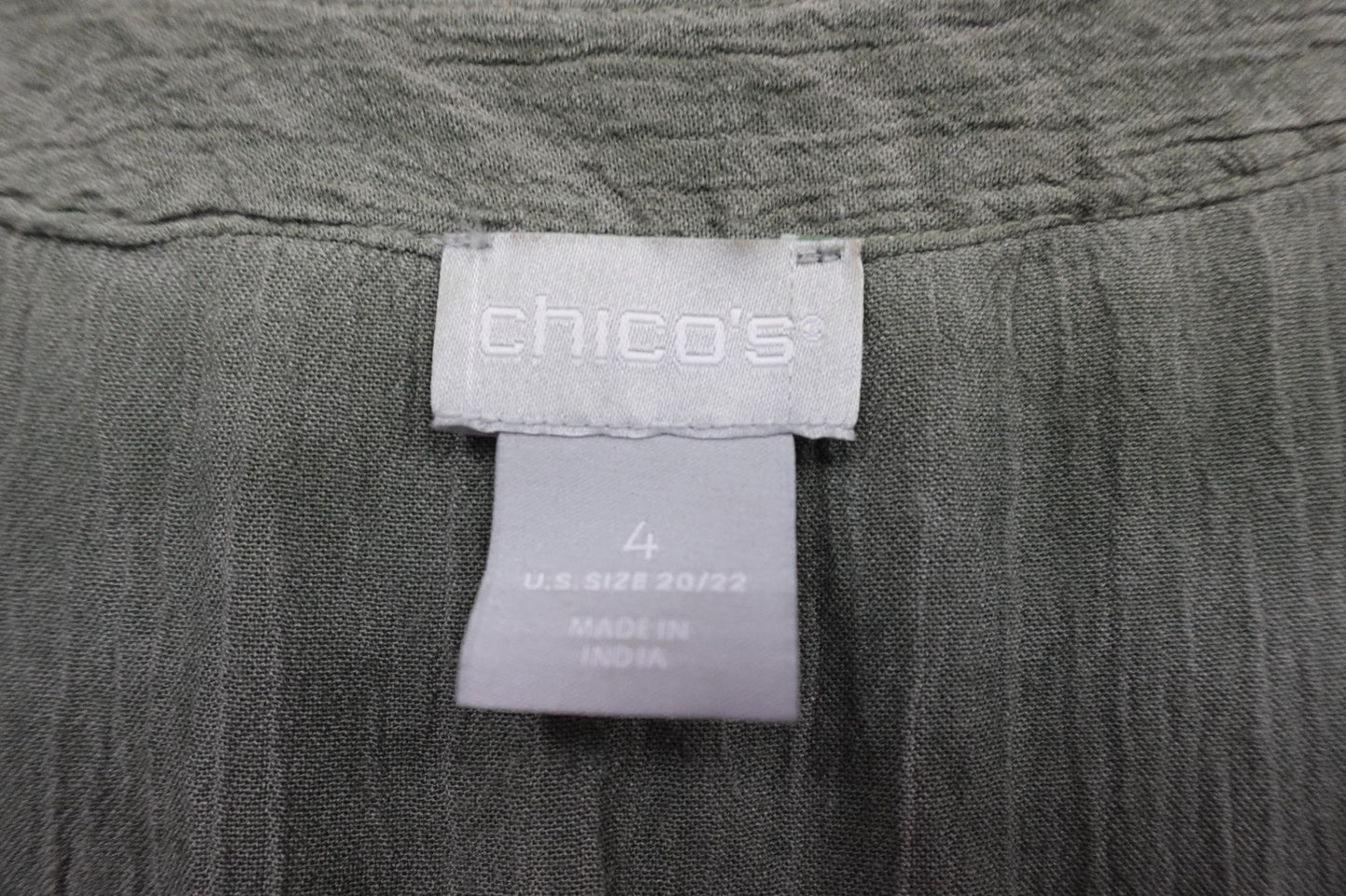 Chico's, SHORT SLEEVED TOP, 20