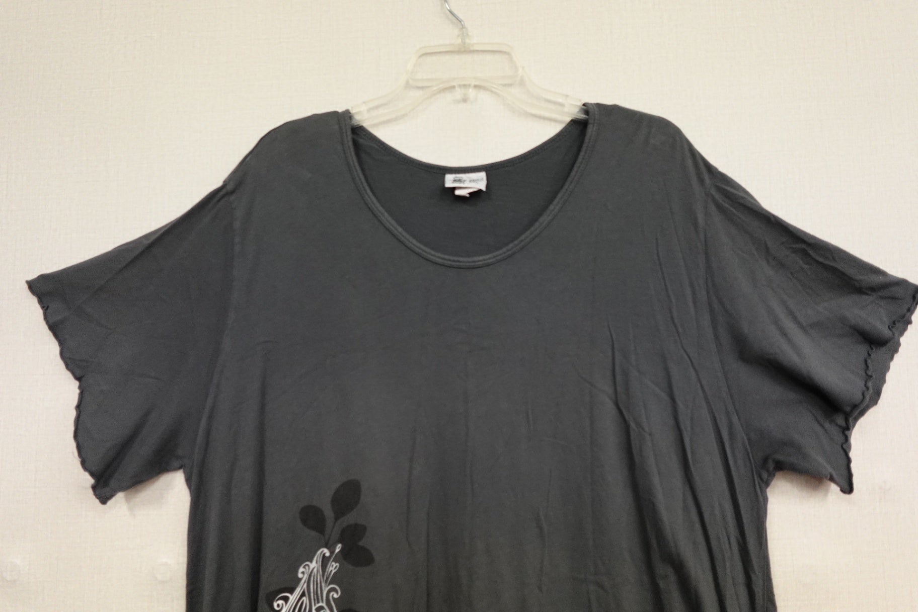 indigo art wear, SHORT SLEEVED TOP, 2X