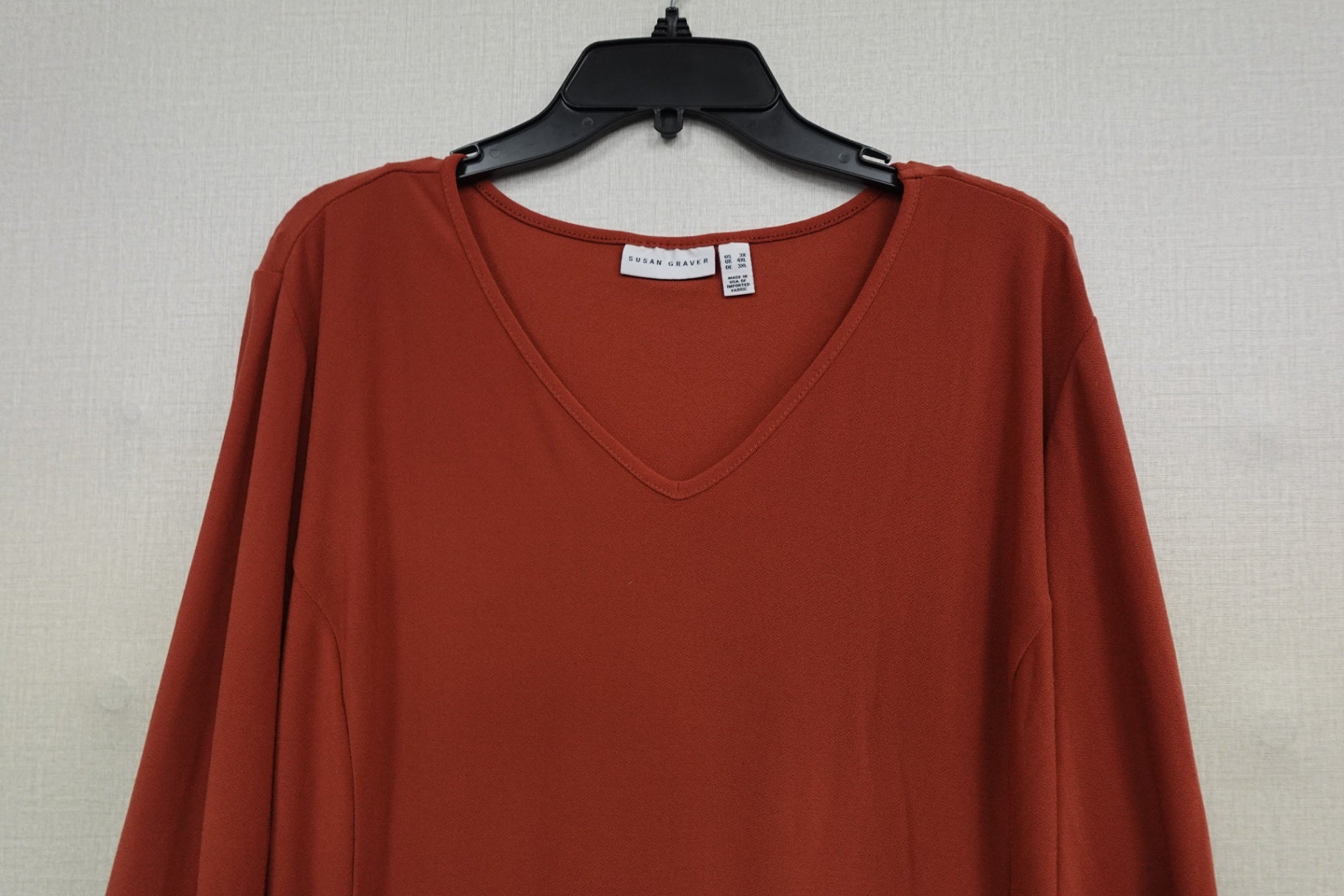 Susan Graves, Long Sleeves Top, 3X