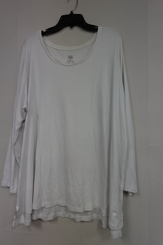 Isaac Mizrahi Live, Long Sleeves Top, 3X