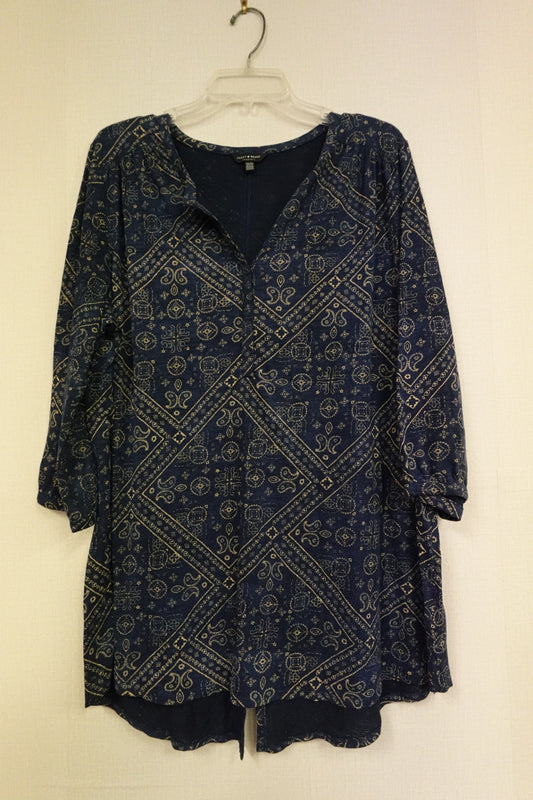 Lucky Brand, Long Sleeves Top, 2X