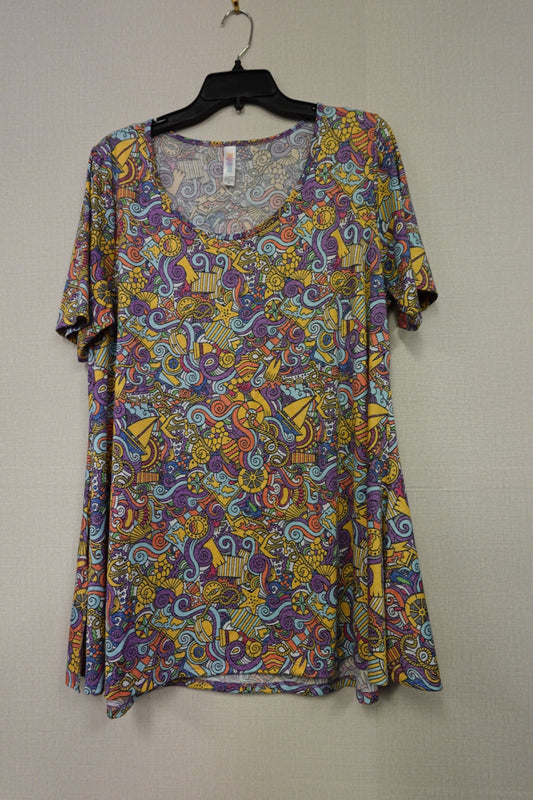 Lularoe, SHORT SLEEVED TOP, XL