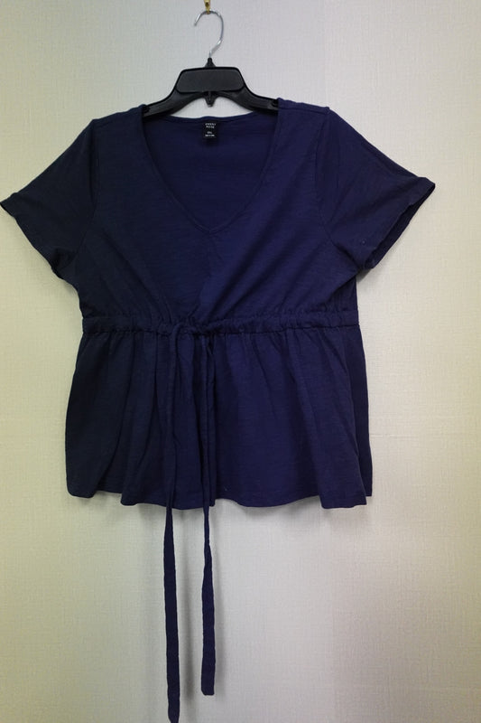 Emery Rose, Short Sleeve Top, L/XL (0X)