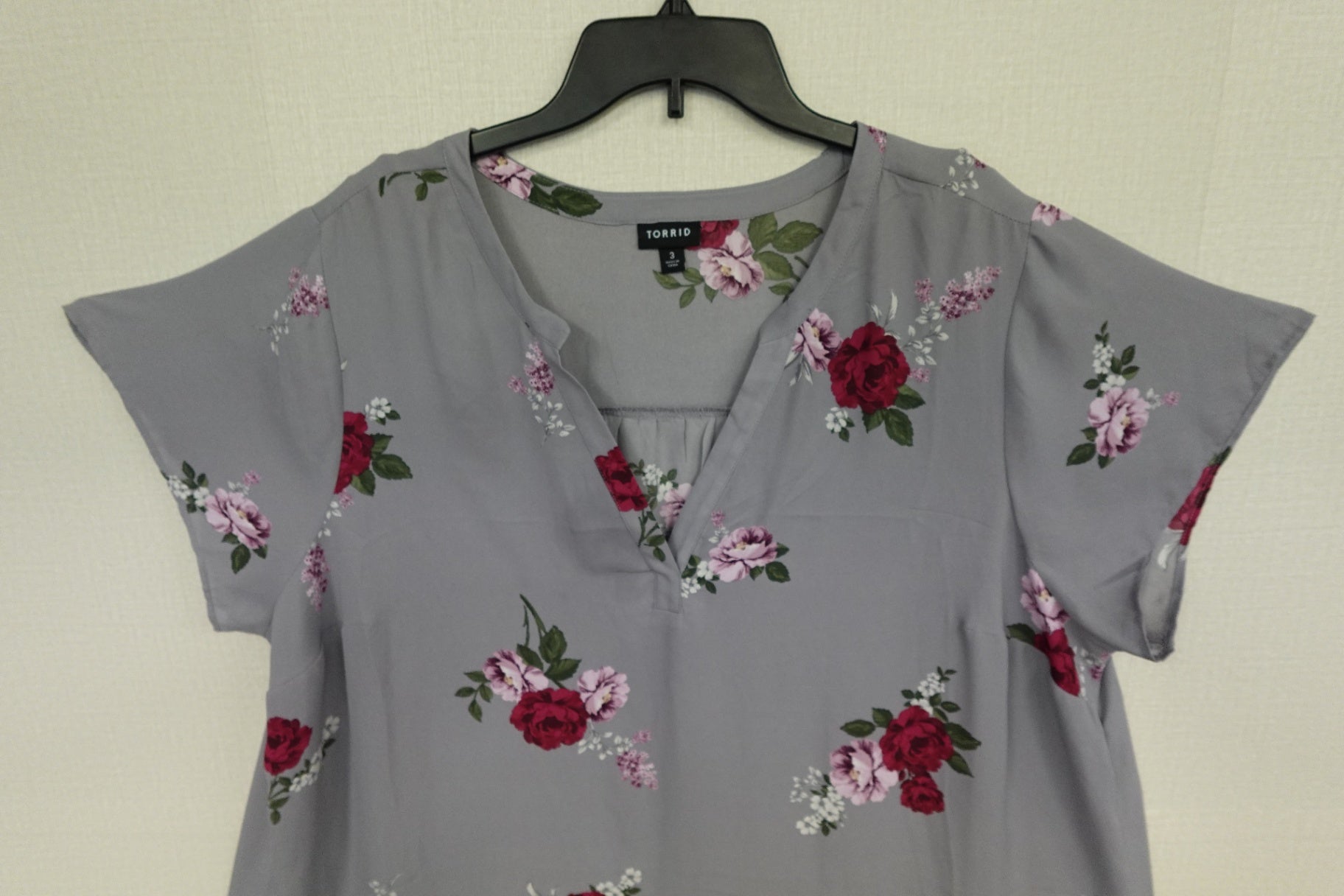 Torrid, SHORT SLEEVED TOP, 3X