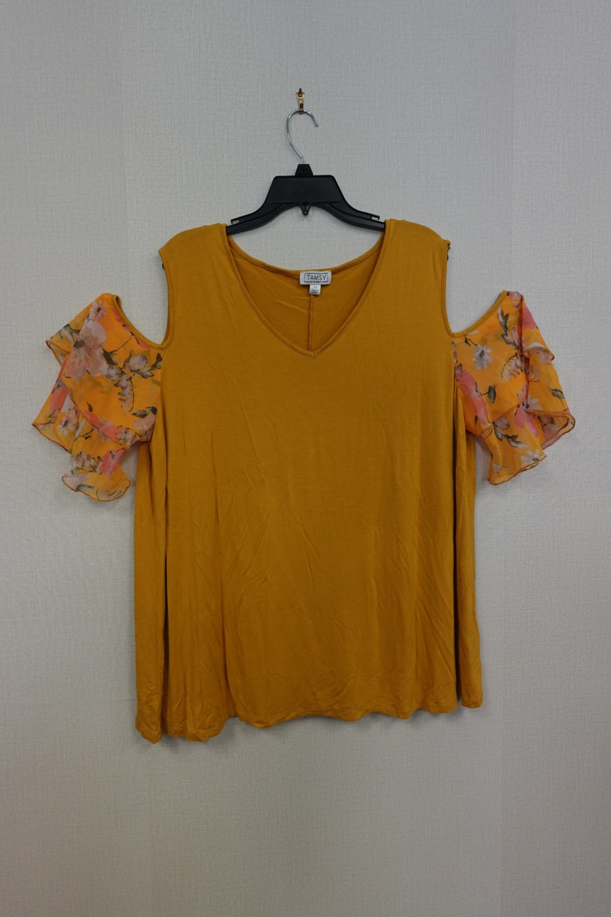 TAMSY, Short Sleeves Top, XL/2X (1X)