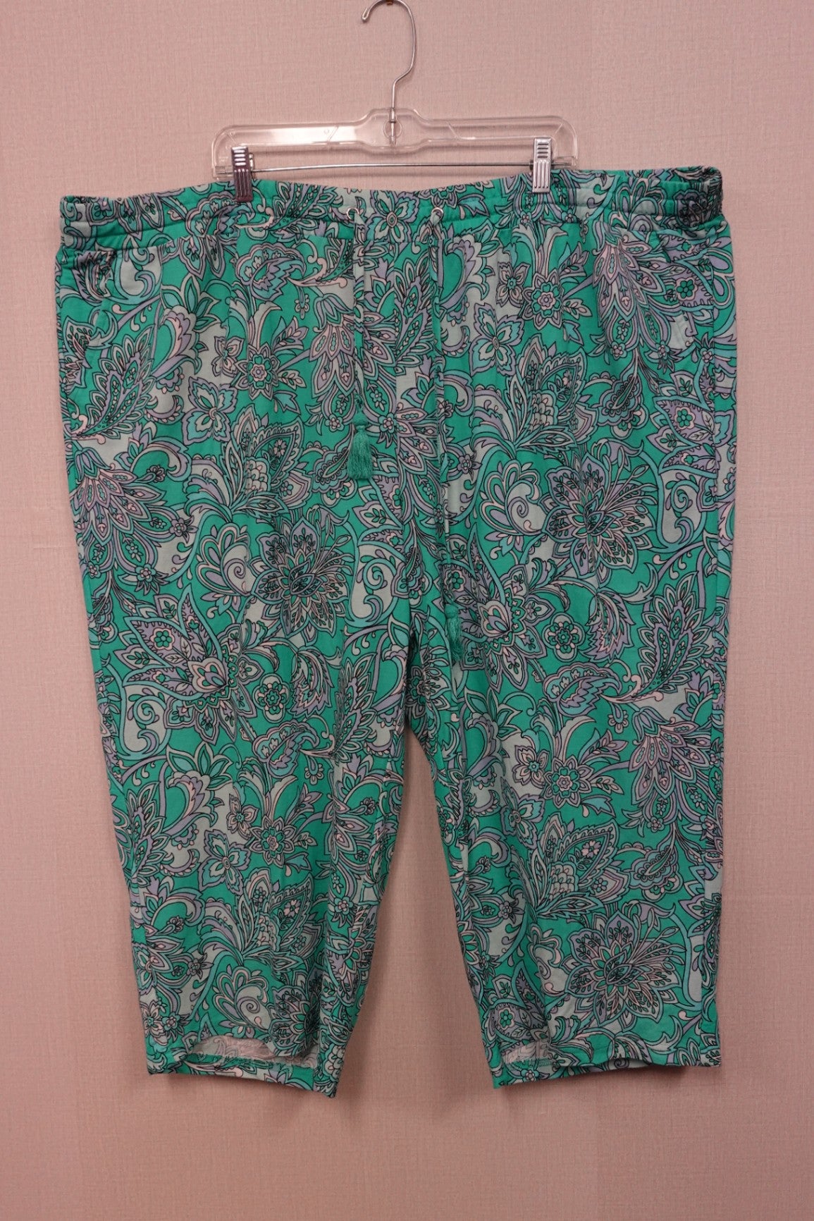 Belle Beach, Cropped Pants, 4X