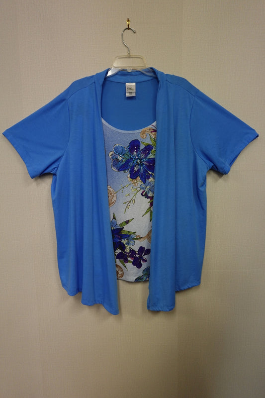 JMS, SHORT SLEEVED TOP, 22/24W