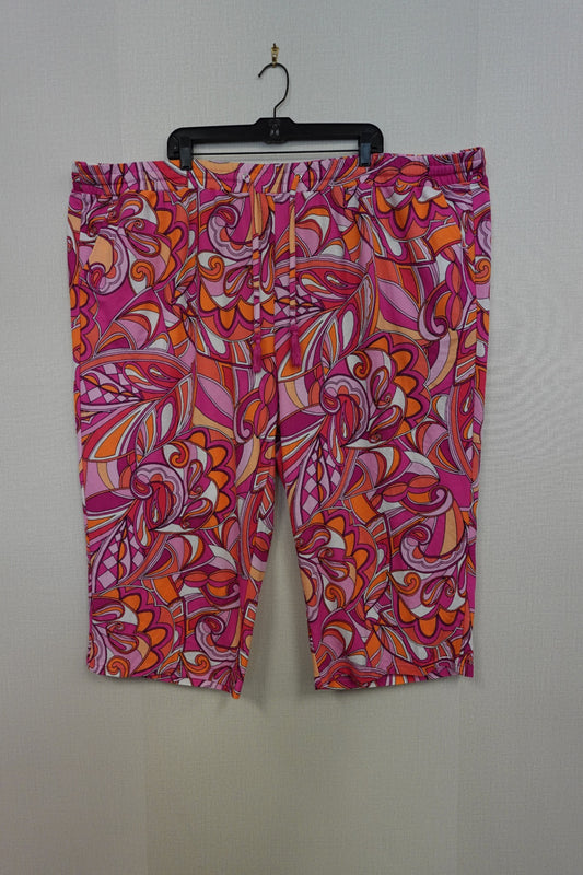 Belle Beach, Cropped Pants, 4X