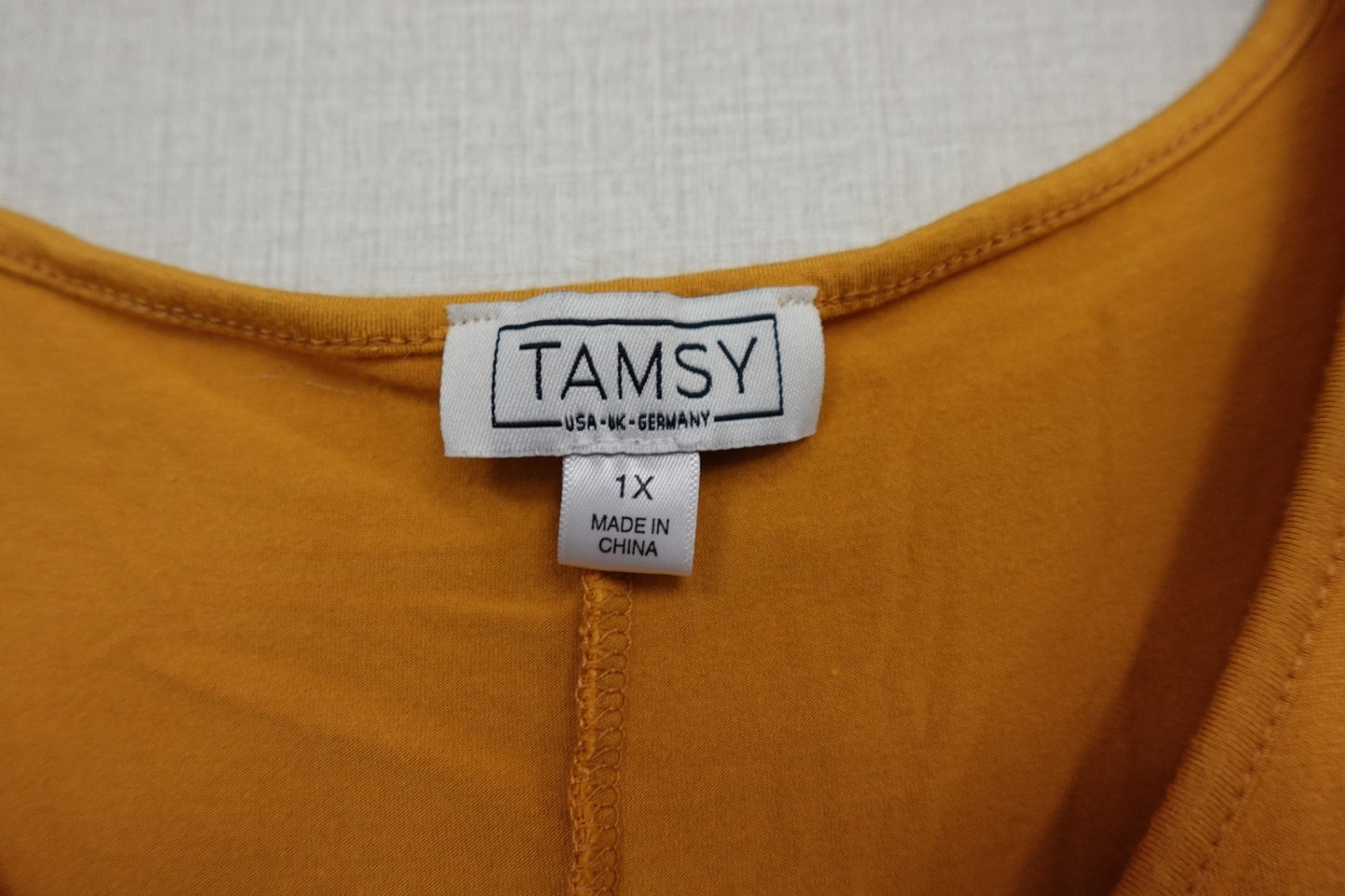 TAMSY, Short Sleeves Top, XL/2X (1X)