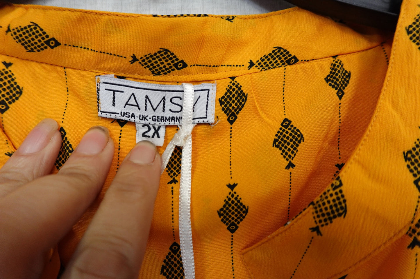 NEW- TAMSY, Short Sleeves Top, 2X