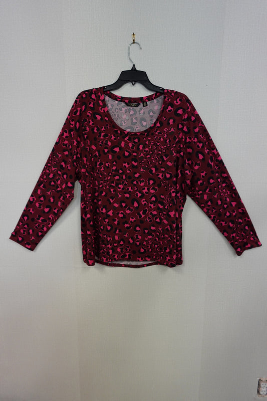 IMAN, Long Sleeves Top, 2X