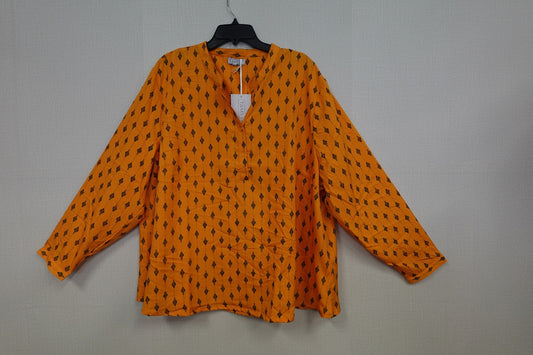 NEW- TAMSY, Short Sleeves Top, 2X