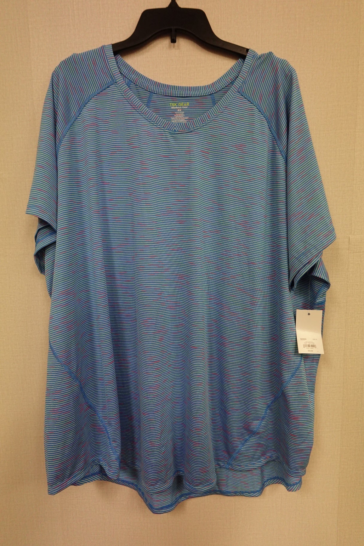 TEK GEAR, Short Sleeves Top, 4X
