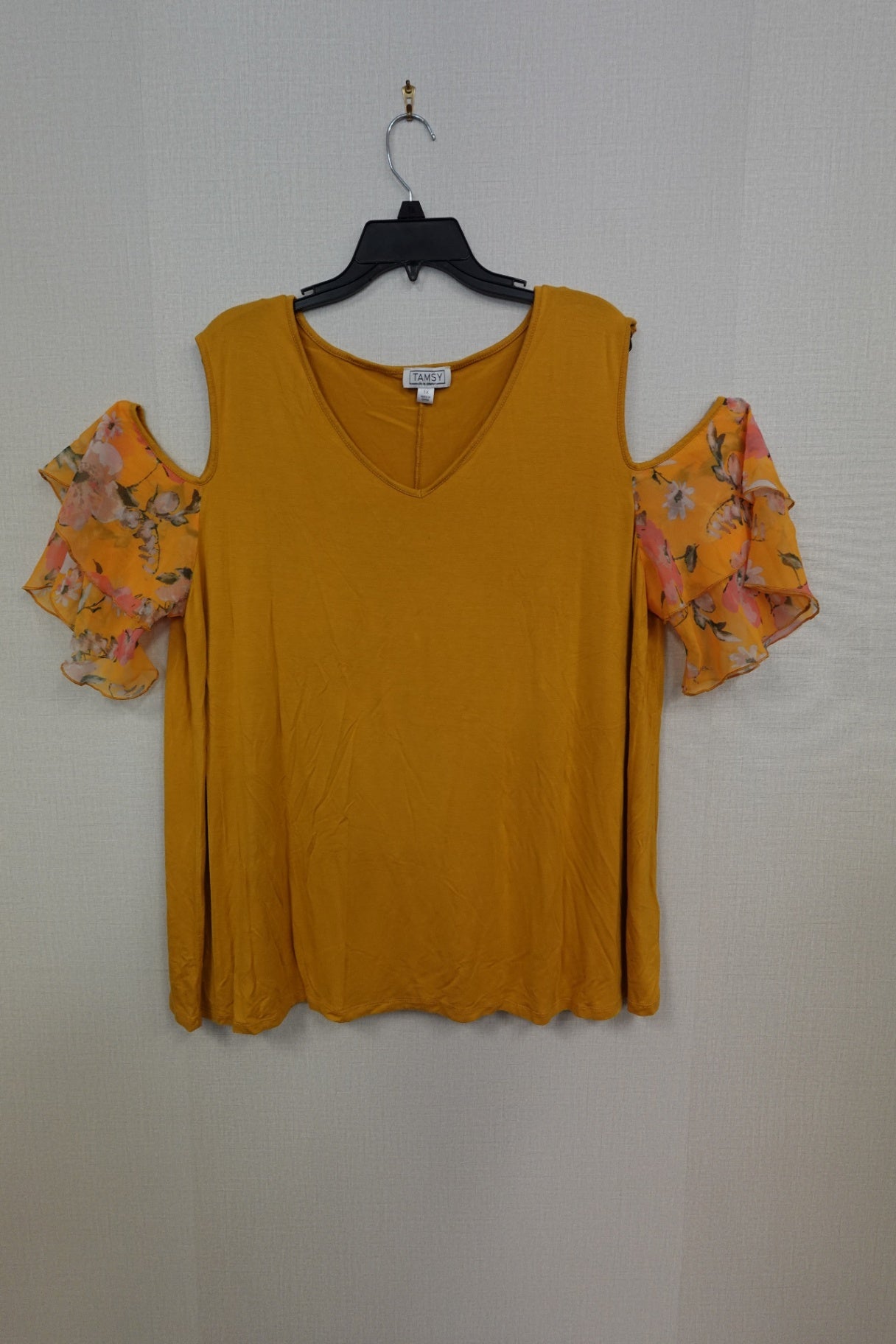 TAMSY, Short Sleeves Top, XL/2X (1X)
