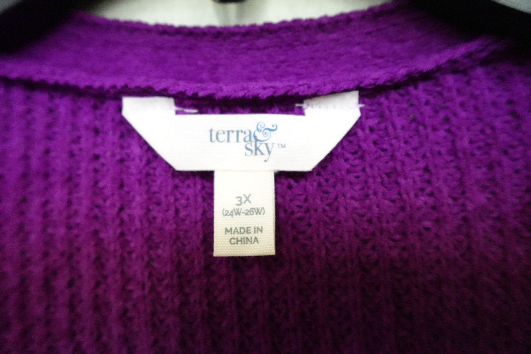 TERRA & SKY, CARDIGAN, 24/26W