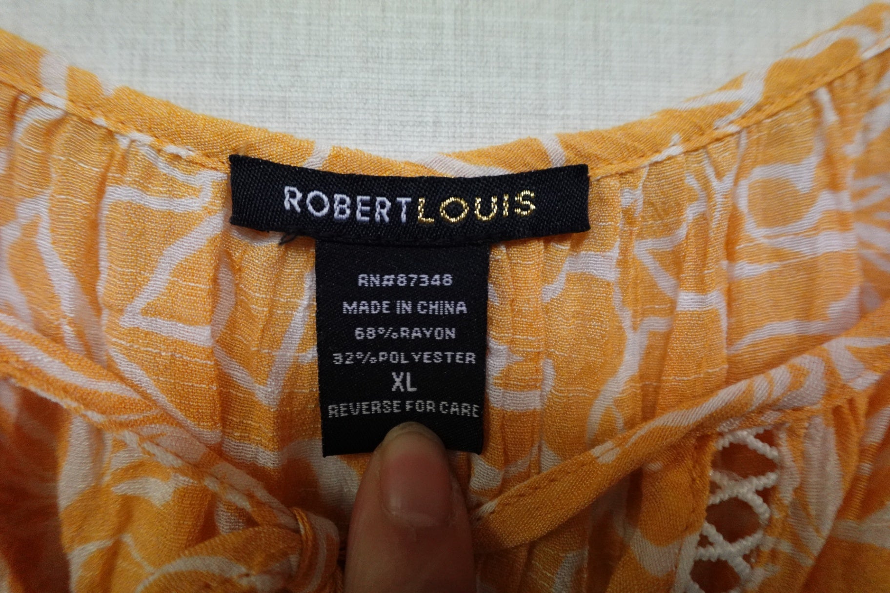 ROBERT LOUIS, Long Sleeves Top, XL