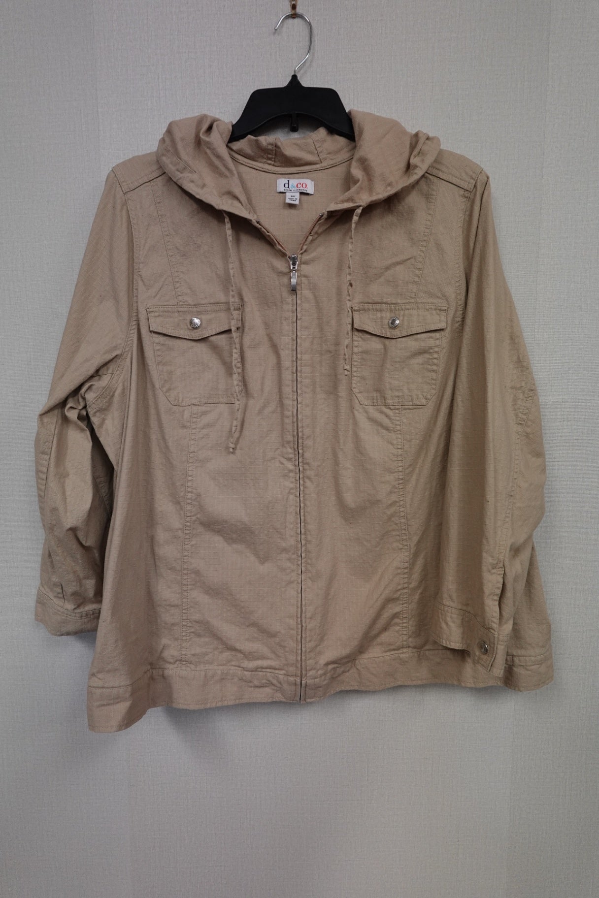 D & Co, Light Jacket, 3X