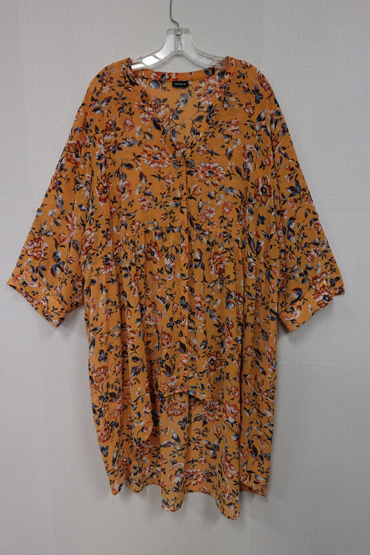Torrid, 3/4 Sleeve Top, 4X/5X